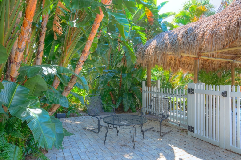 Tropical garden grounds